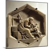 Fidia Carving a Sculpture, 1334-1336-Andrea Pisano-Mounted Giclee Print