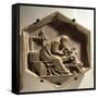 Fidia Carving a Sculpture, 1334-1336-Andrea Pisano-Framed Stretched Canvas