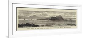 Fidra Point, in the Firth of Forth, the Proposed Site for a New Lighthouse-William Henry James Boot-Framed Premium Giclee Print