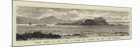 Fidra Point, in the Firth of Forth, the Proposed Site for a New Lighthouse-William Henry James Boot-Mounted Premium Giclee Print