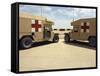 Field Ambulances-Stocktrek Images-Framed Stretched Canvas