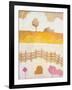 Field and Clouds-Melissa Averinos-Framed Art Print