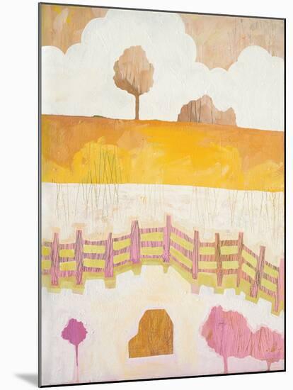 Field and Clouds-Melissa Averinos-Mounted Art Print