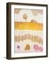 Field and Clouds-Melissa Averinos-Framed Art Print