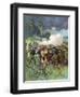 Field Artillery in Action-Thure De Thulstrup-Framed Giclee Print