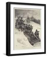 Field Artillery in Winter-null-Framed Giclee Print