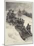 Field Artillery in Winter-null-Mounted Giclee Print