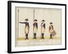 Field Artillery Regiment, C.1784-J. H. Carl-Framed Giclee Print