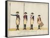 Field Artillery Regiment, C.1784-J. H. Carl-Framed Stretched Canvas