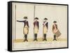 Field Artillery Regiment, C.1784-J. H. Carl-Framed Stretched Canvas