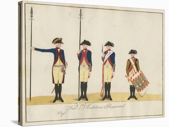 Field Artillery Regiment, C.1784-J. H. Carl-Stretched Canvas