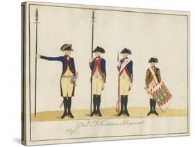 Field Artillery Regiment, C.1784-J. H. Carl-Stretched Canvas