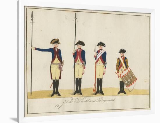 Field Artillery Regiment, C.1784-J. H. Carl-Framed Giclee Print