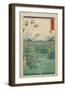 Field at Otsuki in Kai Province, April 1858-Utagawa Hiroshige-Framed Giclee Print