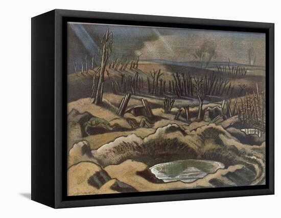 Field at Passchendaele, British Artists at the Front, Continuation of the Western Front, Nash, 1918-Paul Nash-Framed Stretched Canvas