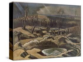 Field at Passchendaele, British Artists at the Front, Continuation of the Western Front, Nash, 1918-Paul Nash-Stretched Canvas