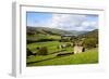 Field Barn Above Wath in Nidderdale-Mark Sunderland-Framed Photographic Print