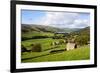 Field Barn Above Wath in Nidderdale-Mark Sunderland-Framed Photographic Print