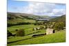 Field Barn Above Wath in Nidderdale-Mark Sunderland-Mounted Photographic Print