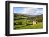 Field Barn Above Wath in Nidderdale-Mark Sunderland-Framed Photographic Print