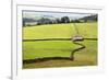 Field Barn and Dry Stone Walls in Crummack Dale, Yorkshire, England, United Kingdom, Europe-Mark Sunderland-Framed Photographic Print