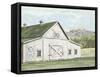 Field Barn in Spring-Art Licensing Studio-Framed Stretched Canvas