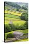 Field Barns in Buttercup Meadows Near Thwaite in Swaledale-Mark Sunderland-Stretched Canvas