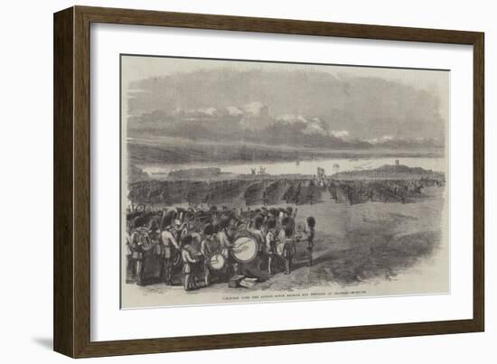 Field-Day with the London Rifle Brigade and Regulars at Chatham-Frederick John Skill-Framed Giclee Print