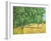 Field Edge Near Iford, 2010-Peter Breeden-Framed Giclee Print