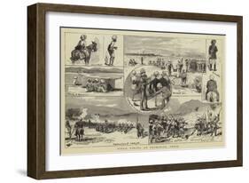 Field Firing at Peshawur, India-null-Framed Giclee Print