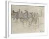 Field Kitchen on the Road to Belfort, 1918-Louis Robert Antral-Framed Giclee Print