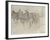 Field Kitchen on the Road to Belfort, 1918-Louis Robert Antral-Framed Giclee Print