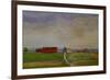 Field Landscape with Farm, 1912-Harald Oscar Sohlberg-Framed Giclee Print