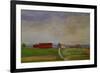 Field Landscape with Farm, 1912-Harald Oscar Sohlberg-Framed Giclee Print