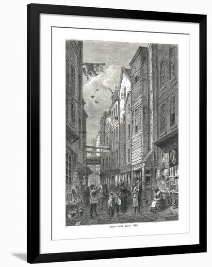 Field Lane About 1840-null-Framed Premium Giclee Print