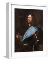 Field Marshal Count Hans Christoffer von Königsmarck, 1651-Mattaus The Younger Merian-Framed Giclee Print