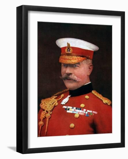 Field Marshal Earl Kitchener of Khartoum, Secretary for War, 1914-1916-Russell & Sons-Framed Giclee Print