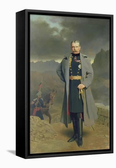 Field Marshal Earl Kitchener of Khartoum-John Collier-Framed Stretched Canvas