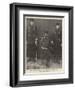 Field-Marshal Edhem Pasha with Two of the Sultan's Aides-De-Camp-null-Framed Giclee Print