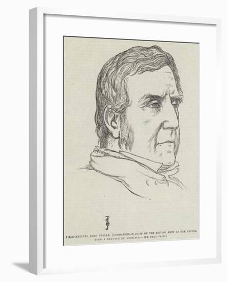 Field-Marshal Lord Raglan, Commander-In-Chief of the British Army in the Crimea-Frederick John Skill-Framed Giclee Print