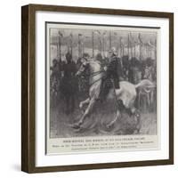 Field-Marshal Lord Roberts on His Arab Charger Vonolet-Charles Wellington Furse-Framed Giclee Print