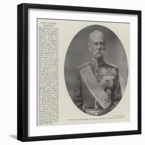 Field-Marshal Lord Roberts, to Command the Imperial Forces in South Africa-null-Framed Giclee Print