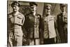 Field Marshal Montgomery, General Eisenhower, Marshal Zhukov, and General De Lattre De Tassigny-null-Stretched Canvas