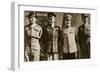 Field Marshal Montgomery, General Eisenhower, Marshal Zhukov, and General De Lattre De Tassigny-null-Framed Giclee Print