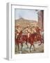 Field Marshal Roberts Relieving the Siege of Kimberley, Boer War, South Africa, 1900-null-Framed Giclee Print