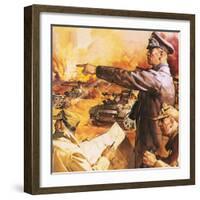 Field Marshal Rommel-English School-Framed Giclee Print