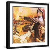 Field Marshal Rommel-English School-Framed Giclee Print
