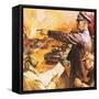 Field Marshal Rommel-English School-Framed Stretched Canvas