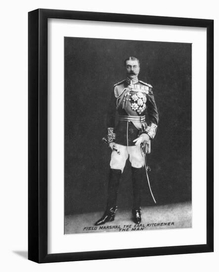 Field Marshal, the Earl Kitchener, Early 20th Century-null-Framed Giclee Print