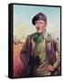 Field Marshal Viscount Montgomery, (Oil on Canvas)-Terence Cuneo-Framed Stretched Canvas